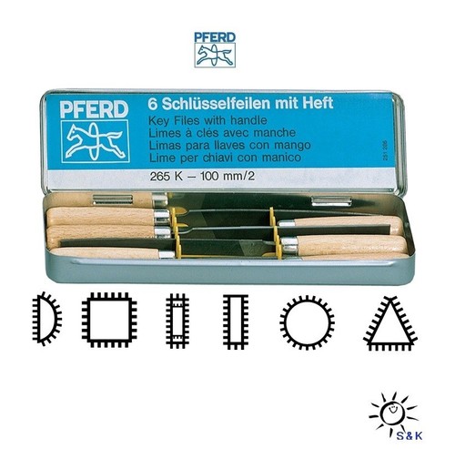 Schlüsselfeilensatz 100mm - schlüsselfeilensatz, l.100mm