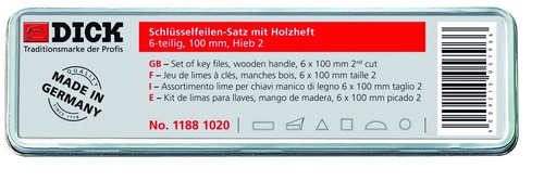 Dick schlüsselfeilensatz - f.dick,
